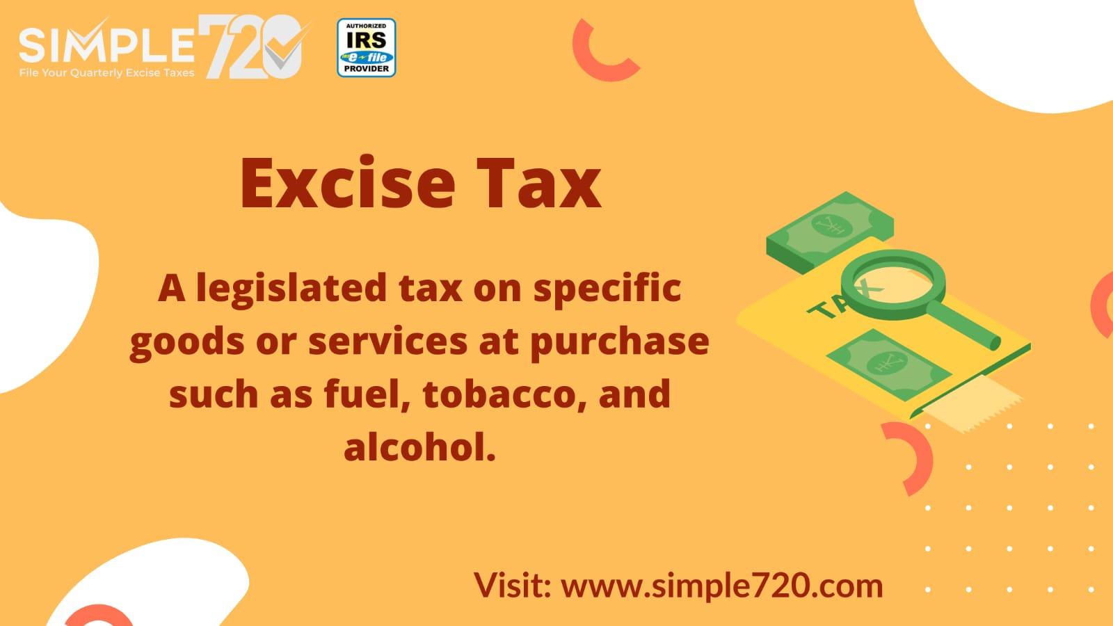 What is Excise Tax in USA