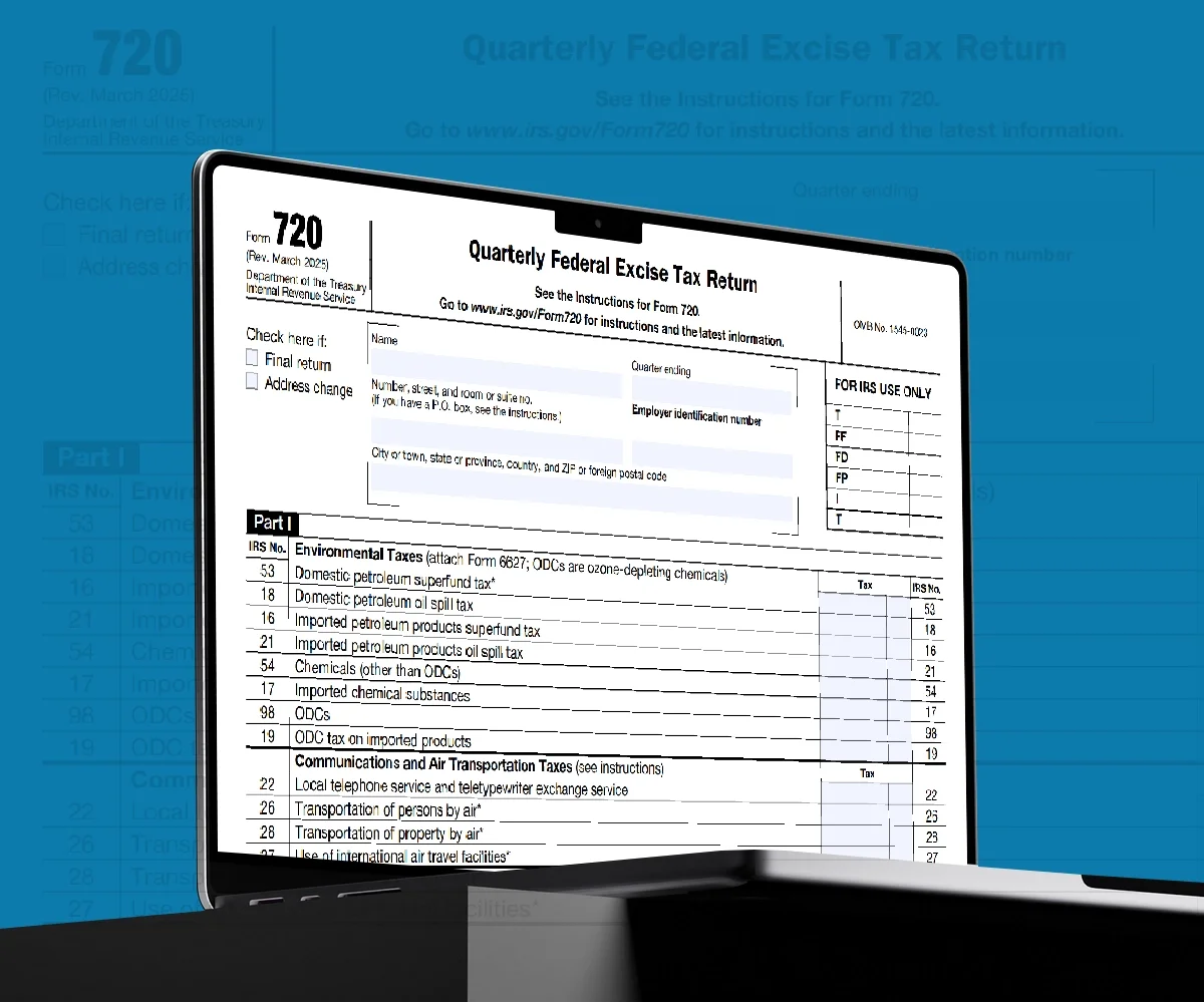 About Form 720